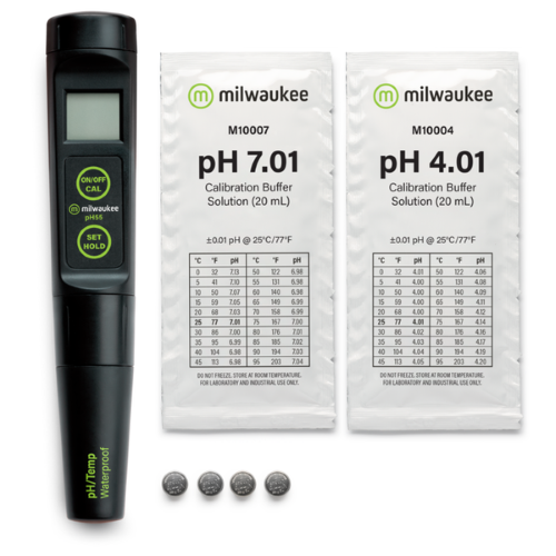 Bút đo pH và nhiệt độ điện tử Milwaukee Model pH55