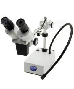 Kính hiển vi soi nổi có tay kéo dài nguồn sáng lạnh Optika ST-50LED